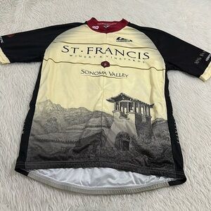 Louis Garneau ST. Francis Sonoma valley cycling jersey men’s xl women’s 3xl